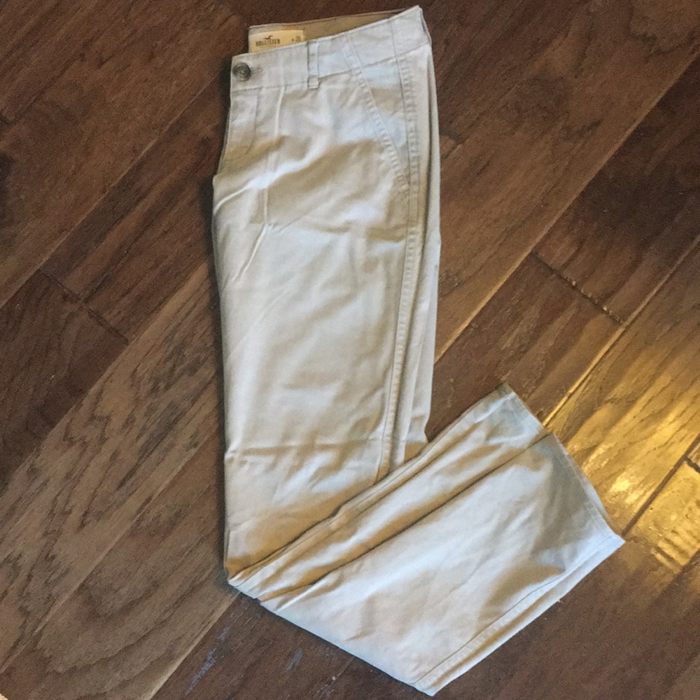 Hollister, skinny khaki pants